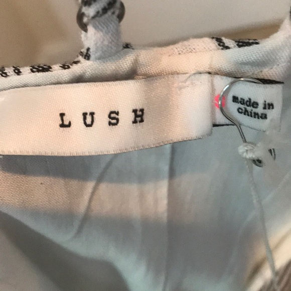 Lush Apres Sea Black and White Striped Dress - Picture 8 of 8